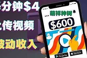 只需要上传视频然后每分钟赚4美元项目:详细操作步骤,新手也可操作